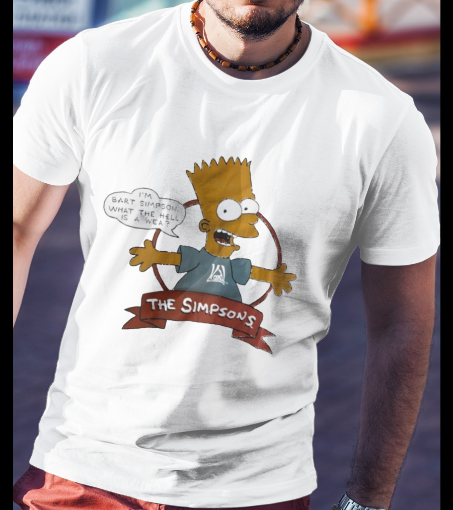 The Simpsons Bart Simpson What The Hell Is A Wea T-Shirt