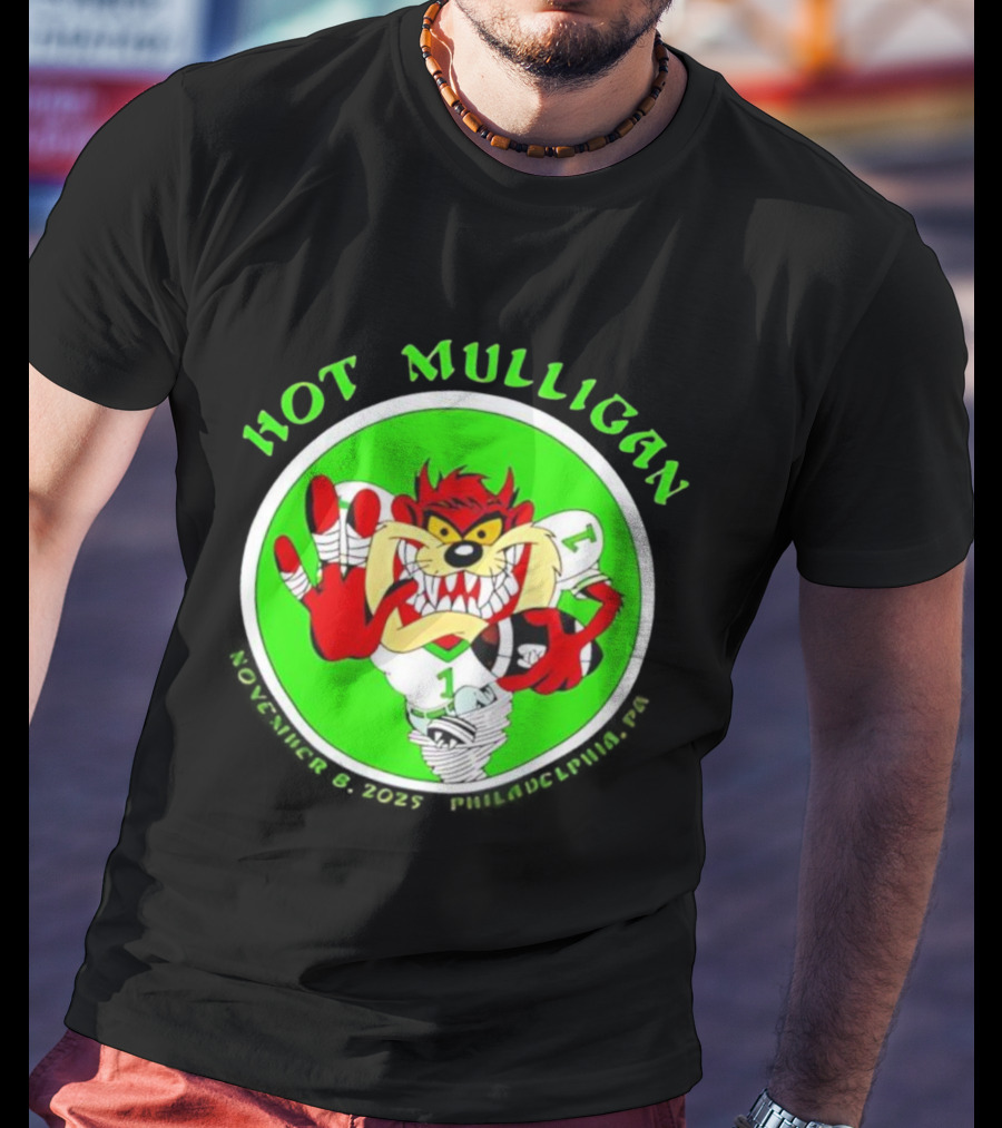 Hot Mulligan The Fillmore Philadelphia Nov 8th 2025 Looney Tunes Character T-Shirt