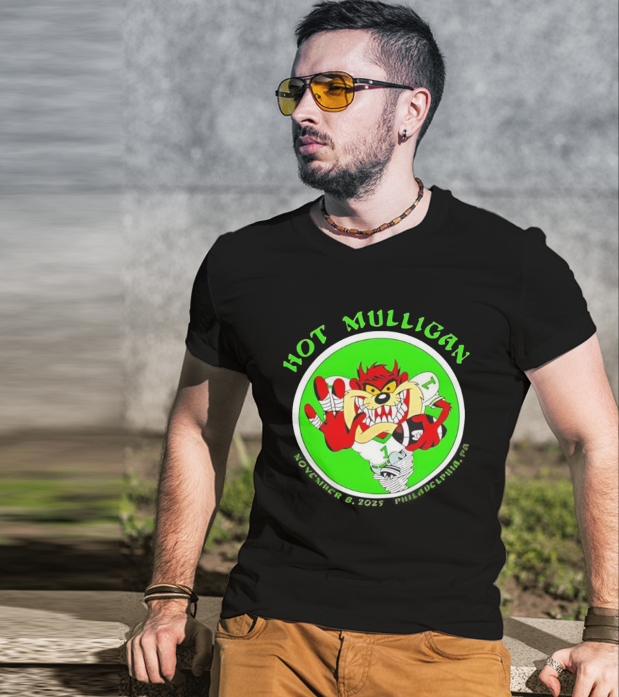 Hot Mulligan The Fillmore Philadelphia Nov 8th 2025 Looney Tunes Character T-Shirt