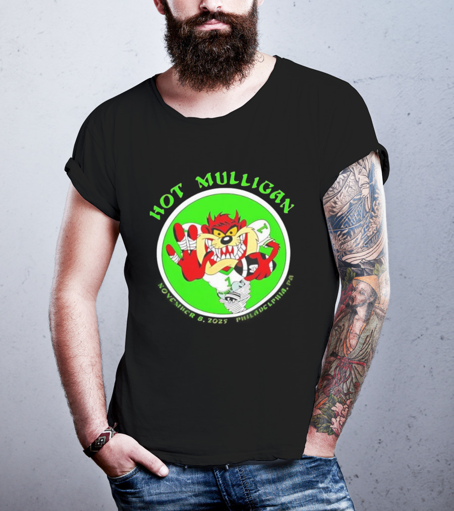 Hot Mulligan The Fillmore Philadelphia Nov 8th 2025 Looney Tunes Character T-Shirt