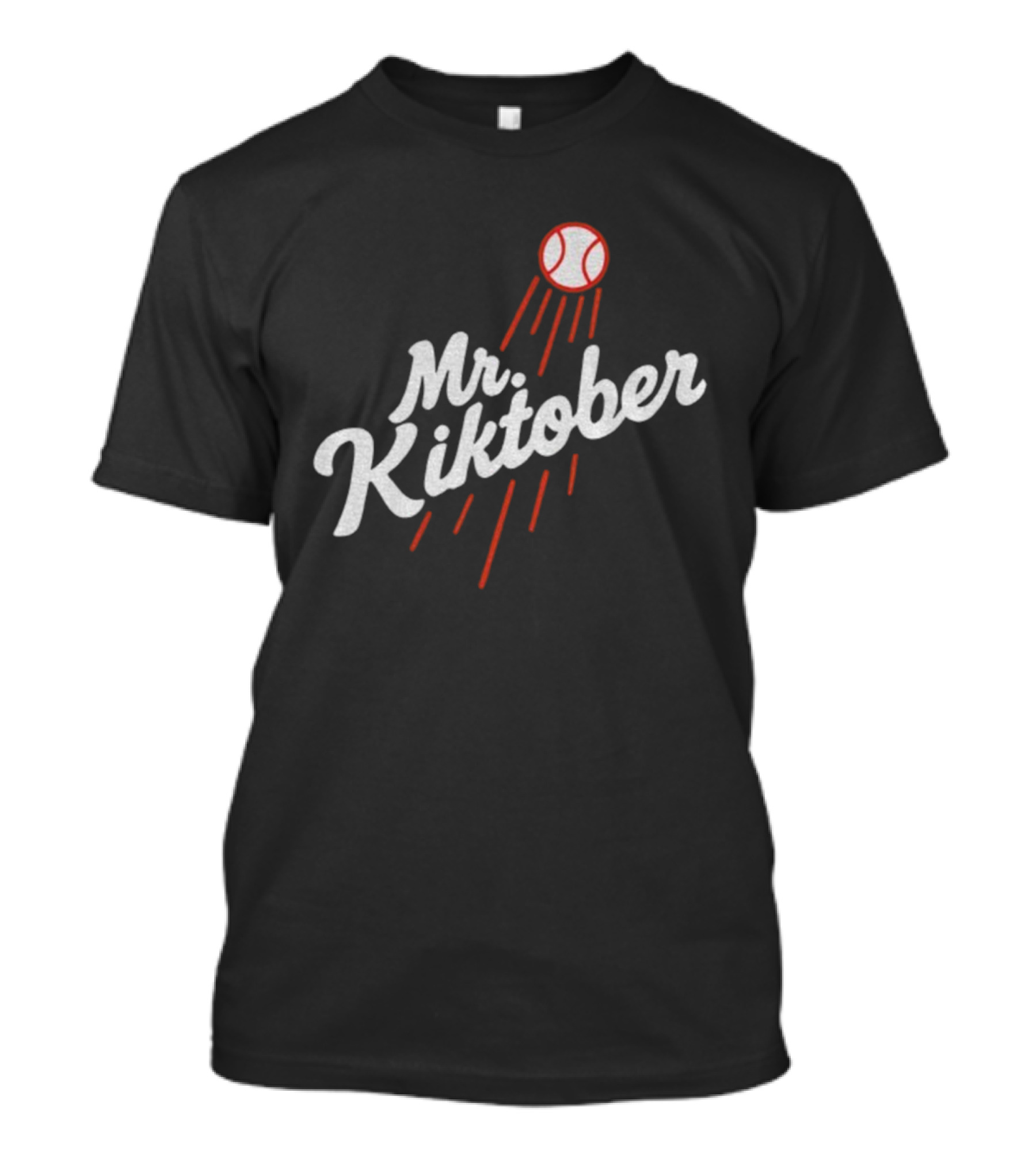 Mr Kiktober Los Angeles Dodgers MLB Baseball World Series Parody T-Shirt