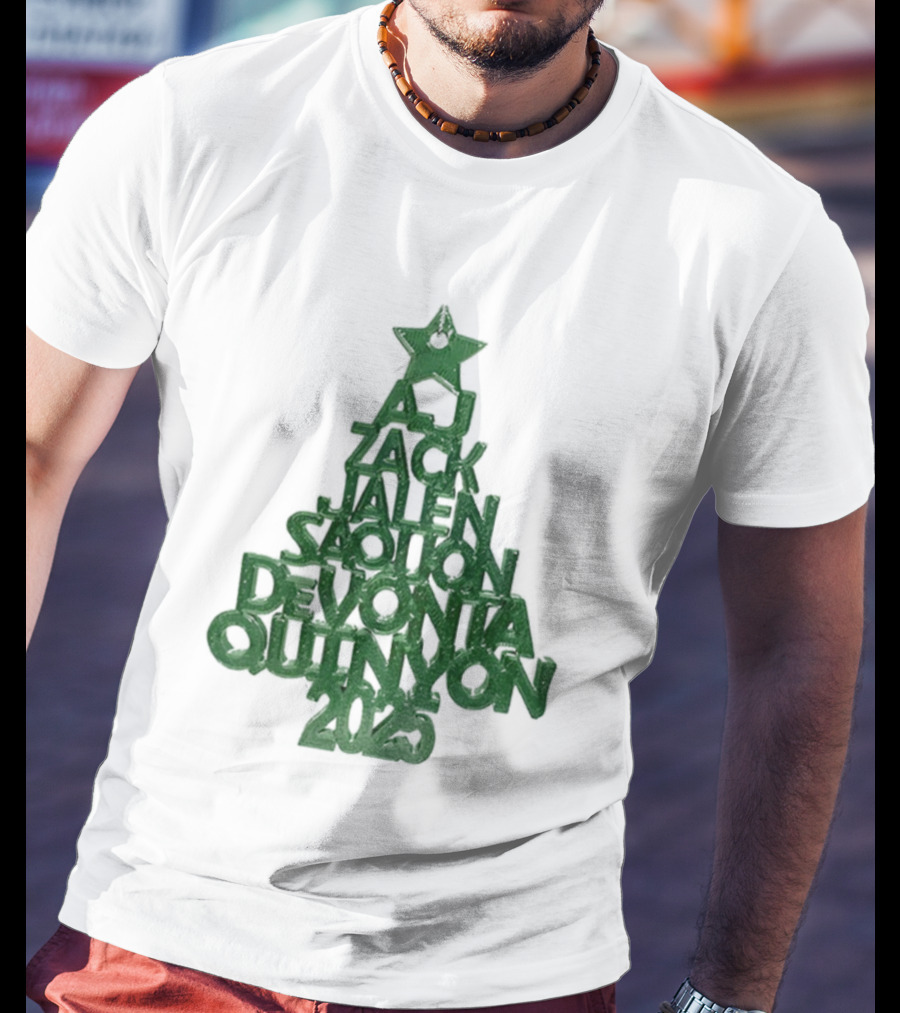 Philadelphia Eagles Christmas Star Jalen DeVonta 2025 T-Shirt