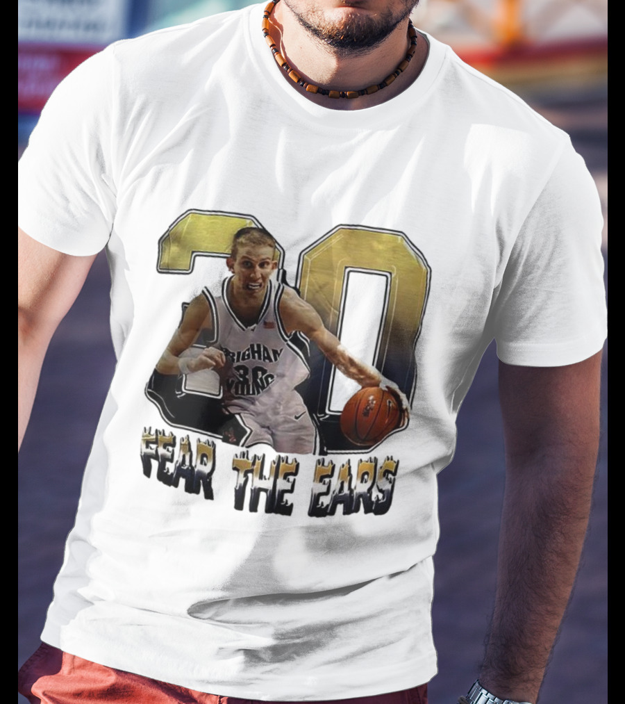 Brigham Young Basketball Fear The Ears 30 T-Shirt