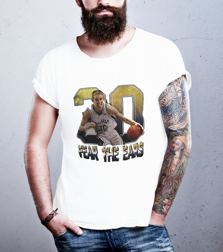 Brigham Young Basketball Fear The Ears 30 T-Shirt