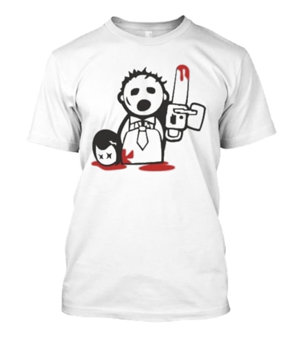 Jarek Stankiewicz Nora Zombie Nation Chainsaw Cartoon T-Shirt