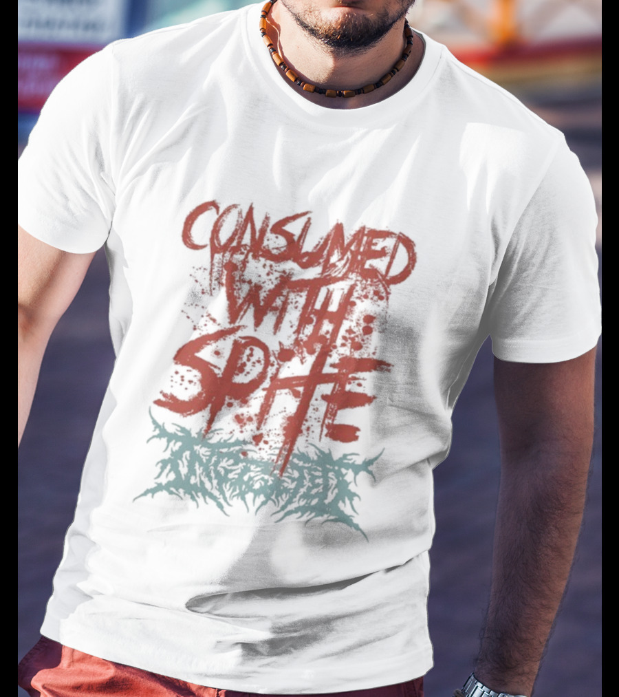 Ingested Consumed With Spite Metal Music Band Typography T-Shirt