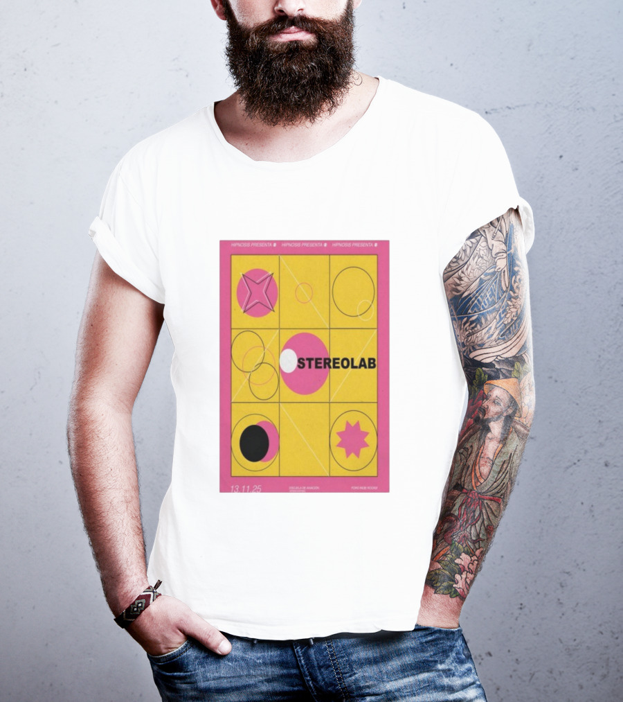 Hypnosis Presenta Stereolab Mexico 13.11.25 Foro Indie Rocks Escuela De Aviacion T-Shirt