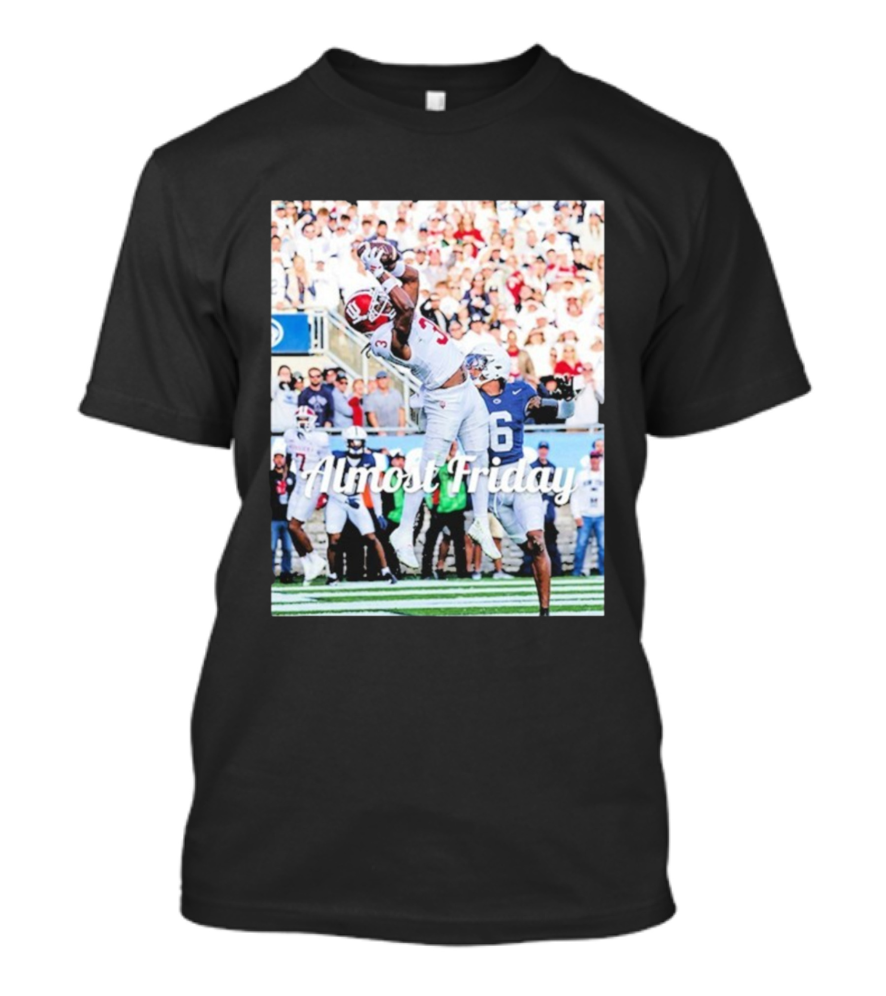 Almost Friday Indiana Hoosiers Football Catch Stadium Crowd T-Shirt