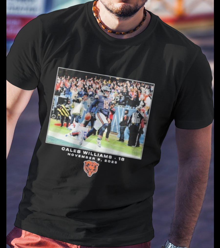 Caleb Williams Chicago Bears NFL Week 10 November 9 2025 T-Shirt