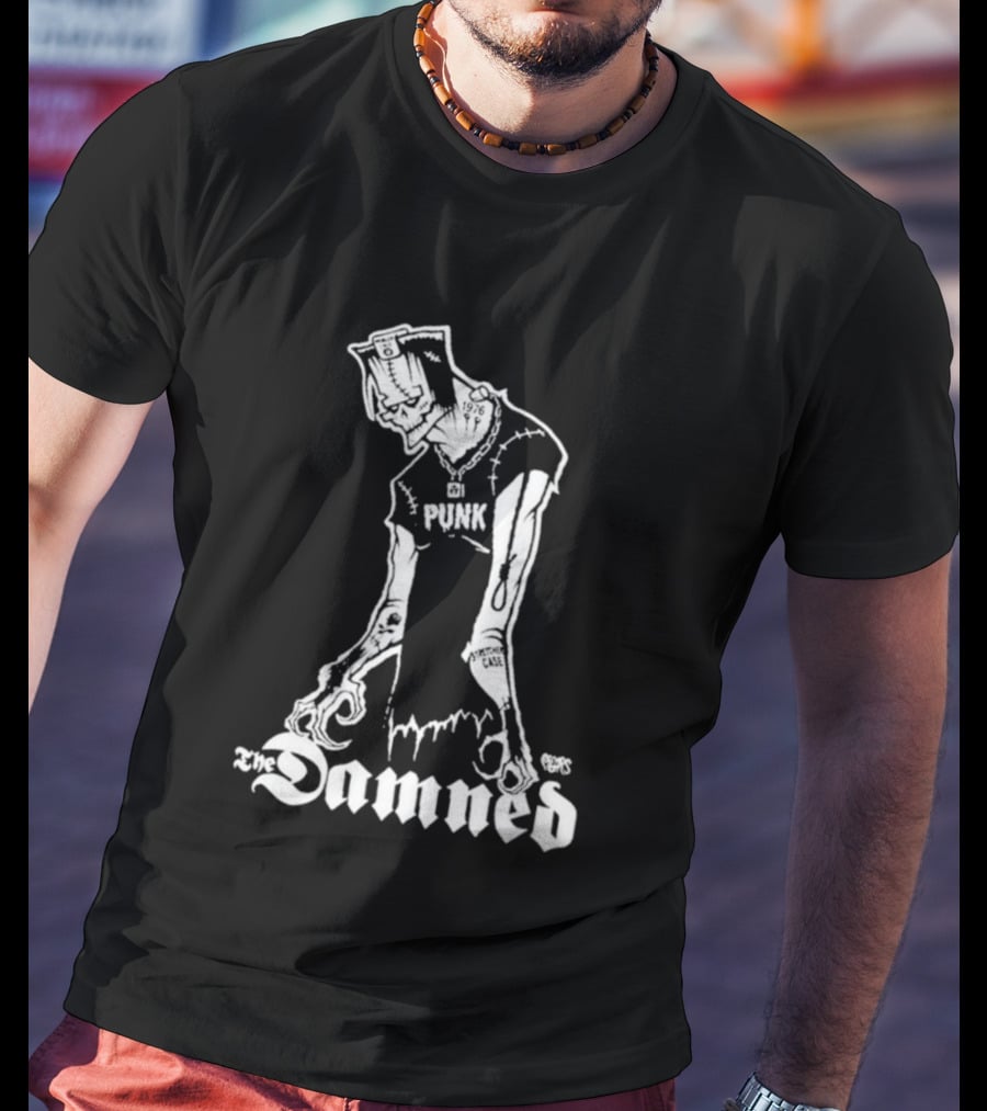 Duff McKagan Punk The Damned Stage Worn Iconic Style T-Shirt