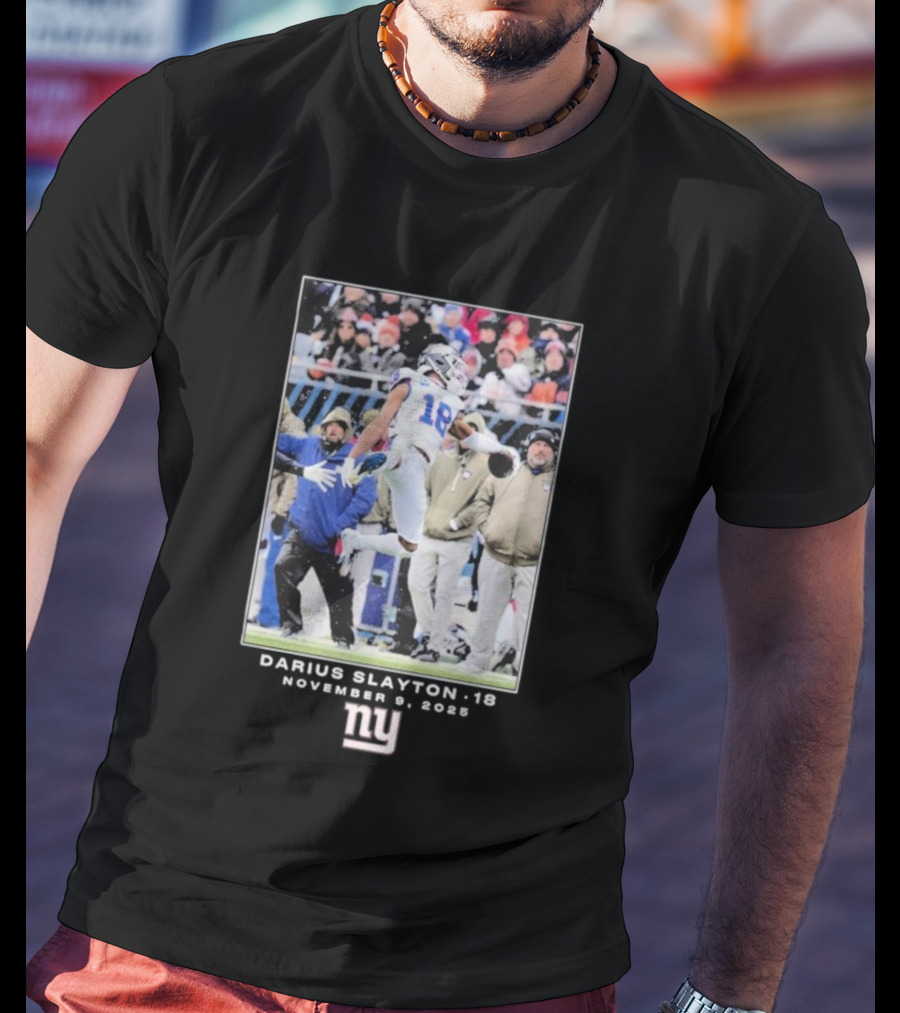 Darius Slayton New York Giants NFL Week 10 November 9 2025 T-Shirt