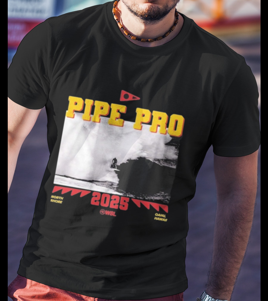 Florence Marine X Pipe Pro 2025 North Shore Oahu Hawaii WSL T-Shirt