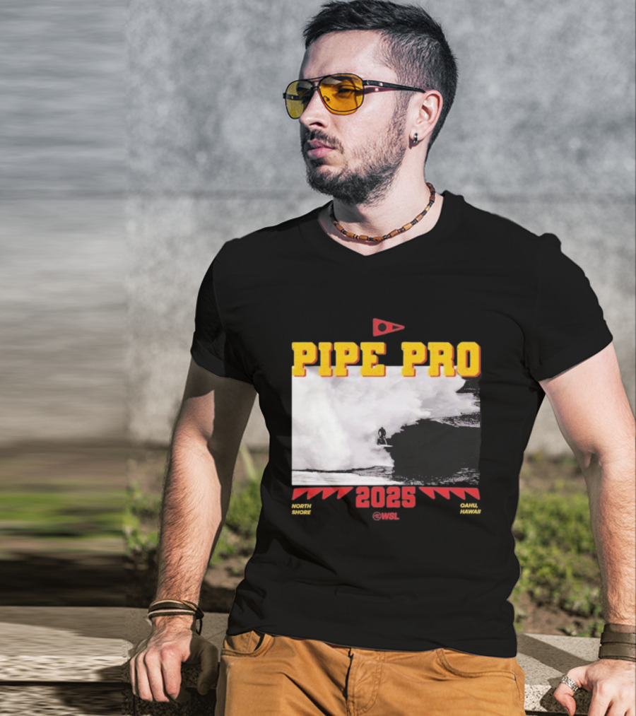 Florence Marine X Pipe Pro 2025 North Shore Oahu Hawaii WSL T-Shirt