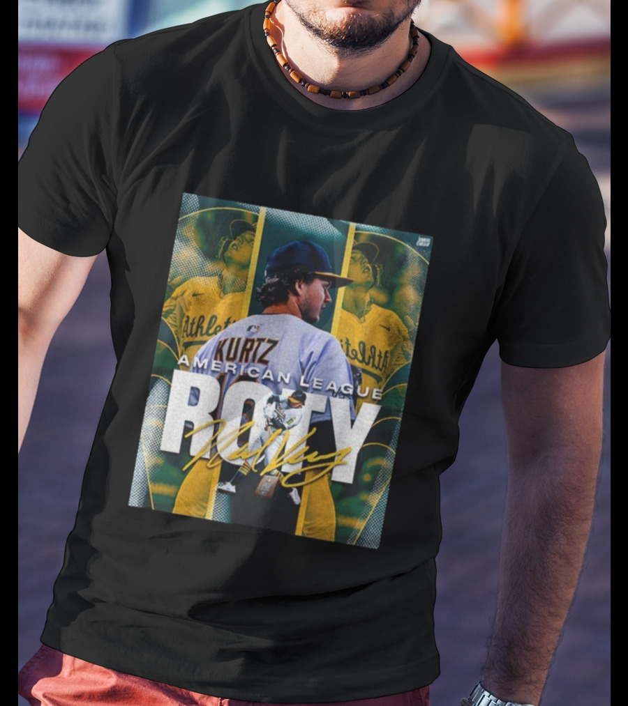 Kurtz American League ROTY Athletics Signature T-Shirt