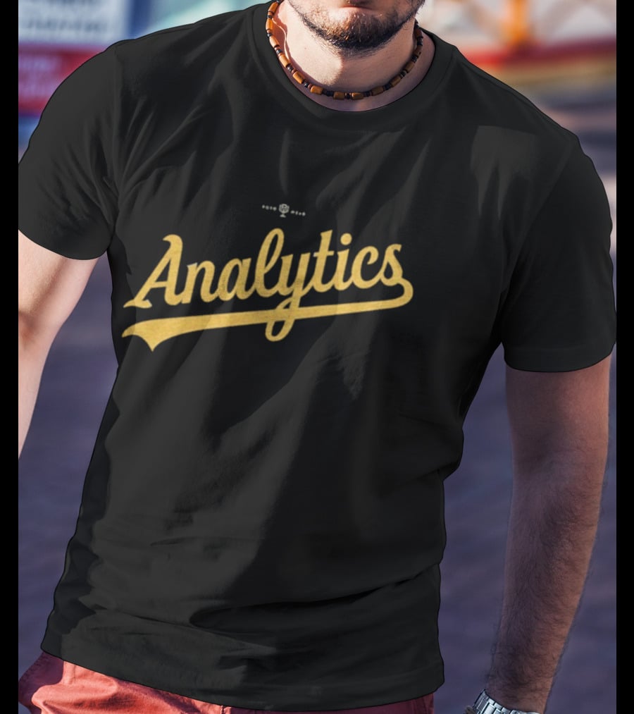 Oakland Athletics Analytics Script Retro Style T-Shirt