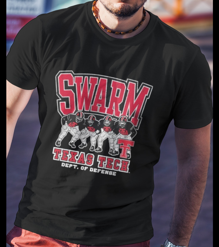 Texas Tech Swarm Dept Of Defense Red Raiders T-Shirt