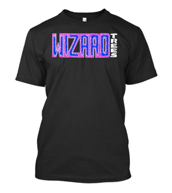 WIZARD TREES Static Electric Vibrant Pattern T-Shirt