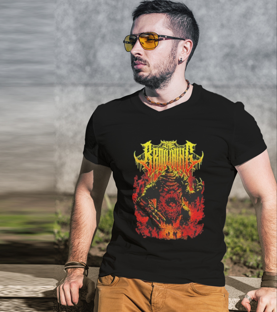 The Browning Burn This World Evolved USA Tour 2025 Destroyer Monster Fire T-Shirt