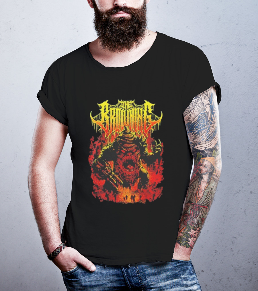 The Browning Burn This World Evolved USA Tour 2025 Destroyer Monster Fire T-Shirt