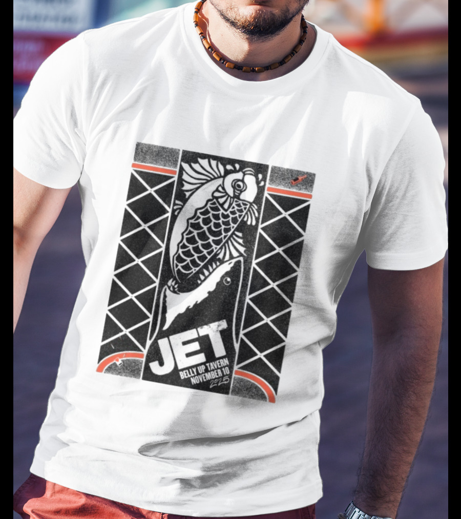 JET Fish Belly Up Tavern November 10 2025 T-Shirt