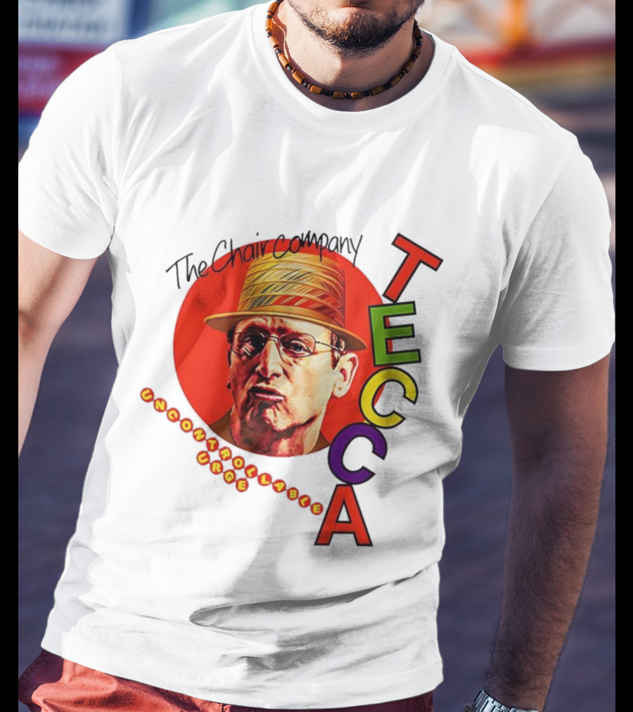 Tim Robinson The Chair Company Uncontrollable Urge Tecca Hat Portrait T-Shirt