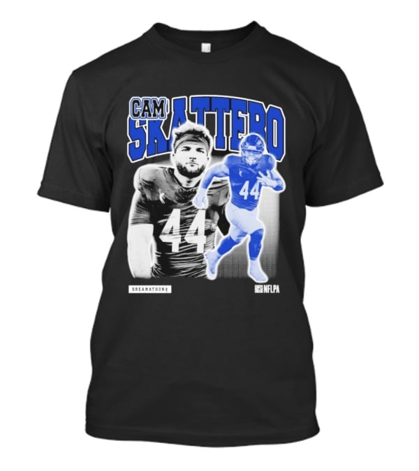 CAM Skattebo NFLPA Dreamathon Football Player 44 T-Shirt