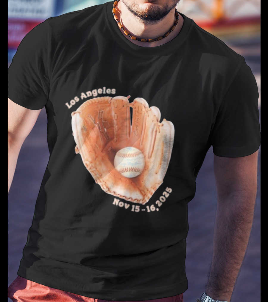 Camp Flog Gnaw Dodgers Stadium Nov 15 16 2025 Event Baseball Glove T-Shirt