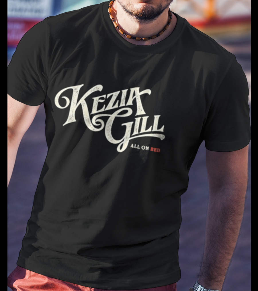 Kezia Gill All On Red Bold Vintage Style T-Shirt