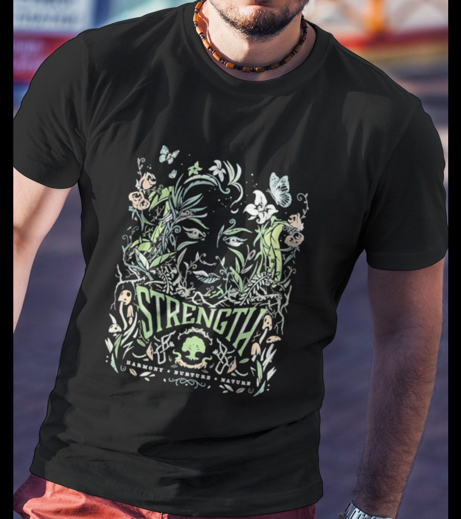 Strength Magic The Gathering Harmony Nurture Nature Mana Grail T-Shirt