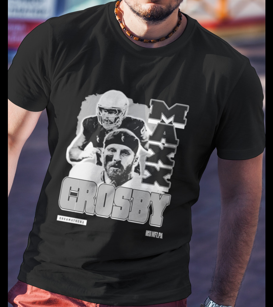 Maxx Crosby NFLPA Dreamathon Raiders Football Player Theme T-Shirt