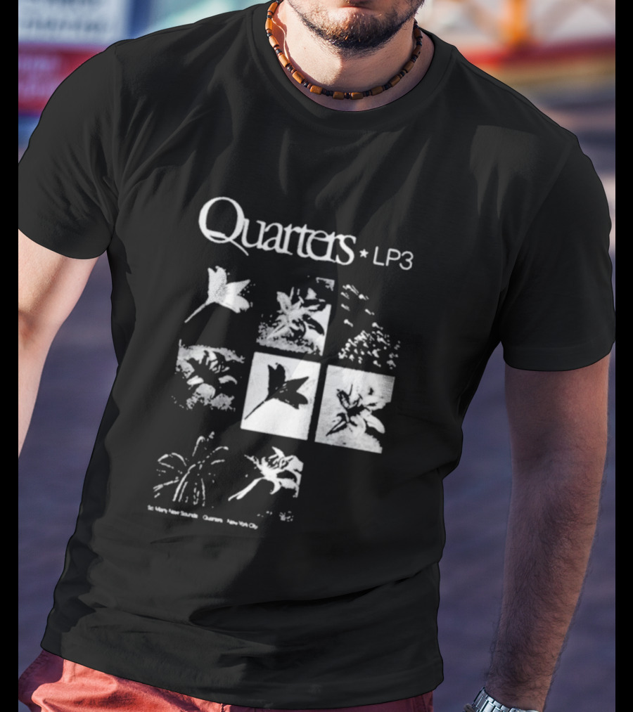 Quarters LP3 Flower Botanical Frames By The Departed Proceeds By Annie Hamilton T-Shirt