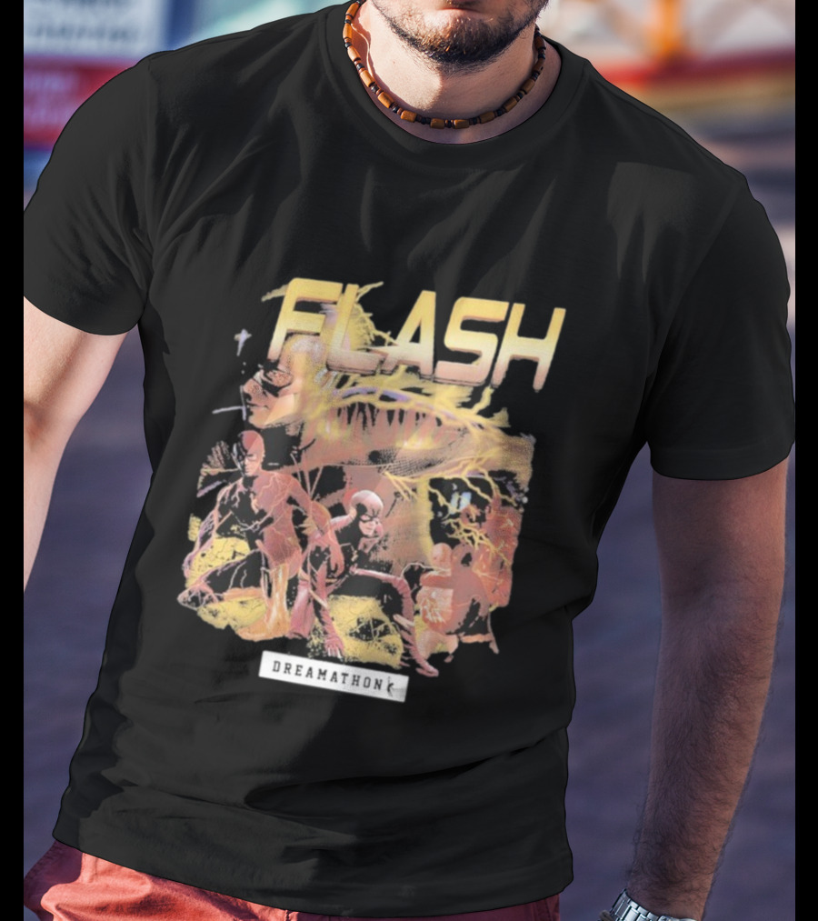 Flash Dreamathon Comic Heroes Lightning Collaboration T-Shirt