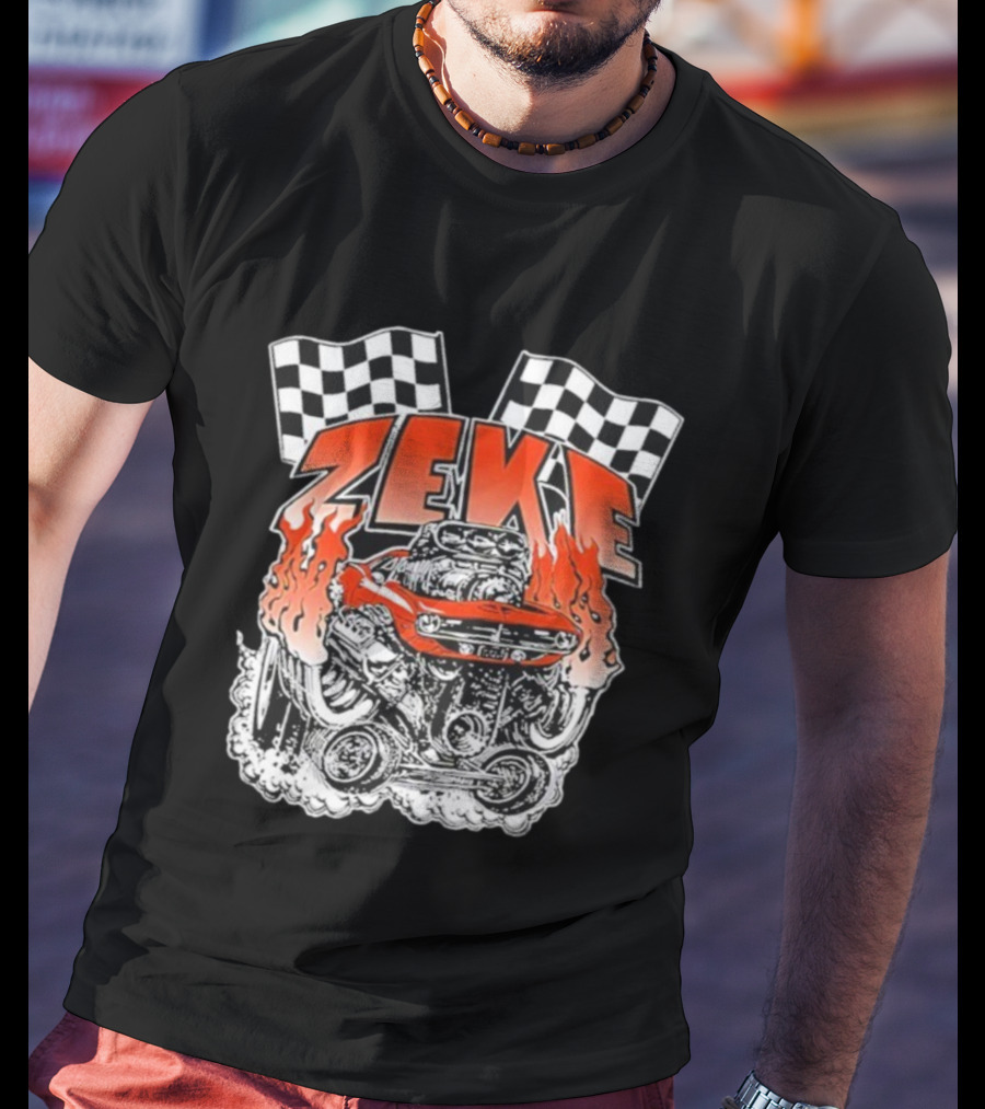 Zeke Band Hot Rod Flames Concert Black Bear Lodge Brisbane Nov 13th 2025 T-Shirt