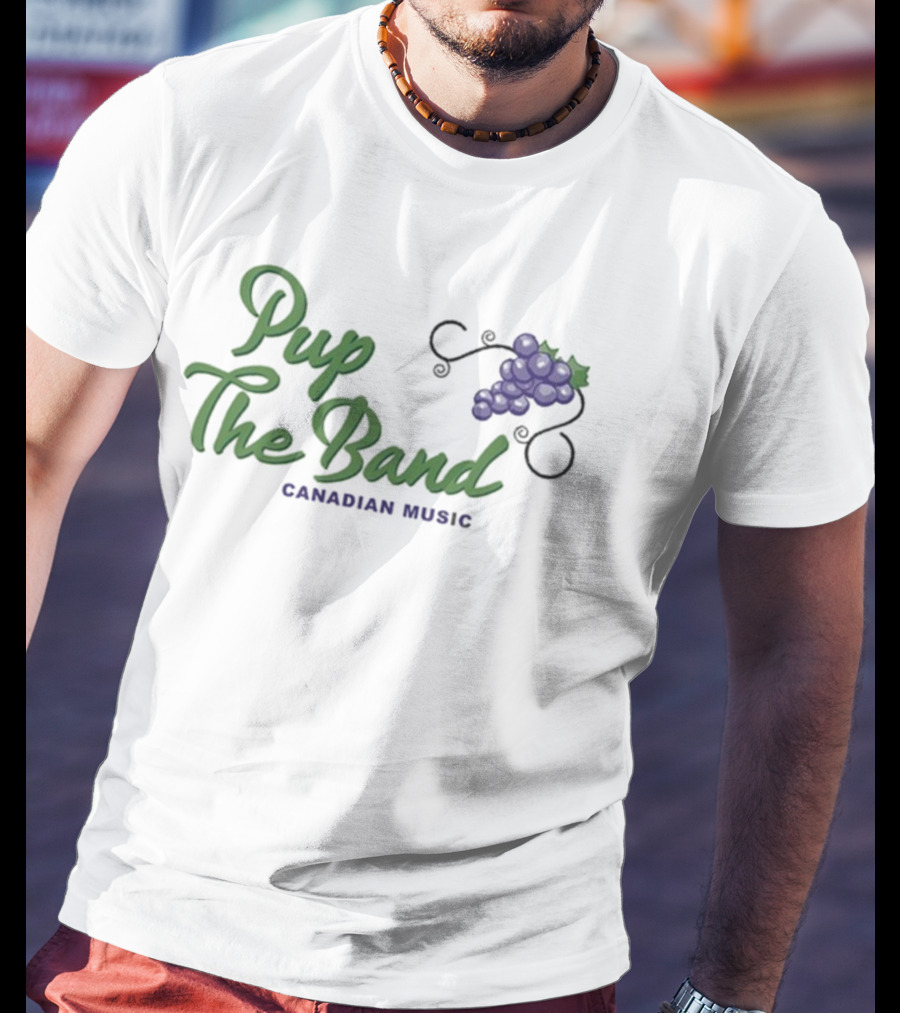 PUP The Band Canadian Mus C Grape Imagery T-Shirt