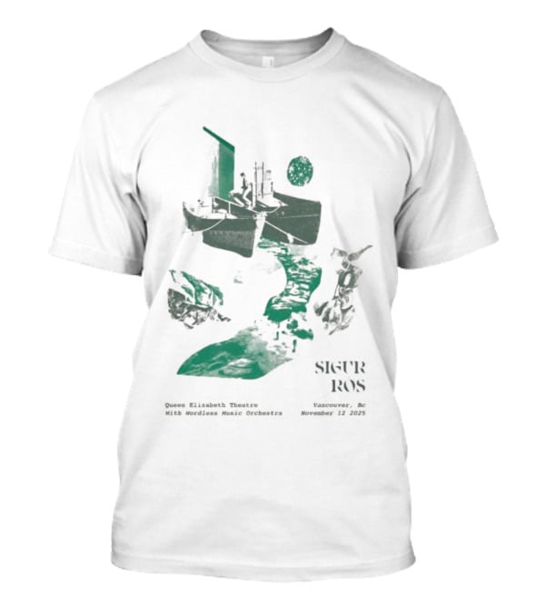Sigur Ros 11 12 2025 Vancouver BC Queen Elizabeth Theatre Event T-Shirt
