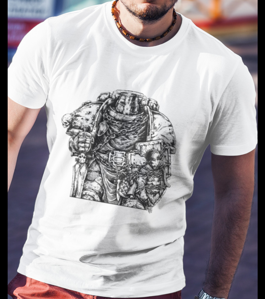 Trench Paladin Warrior Armor Knight Imagery T-Shirt