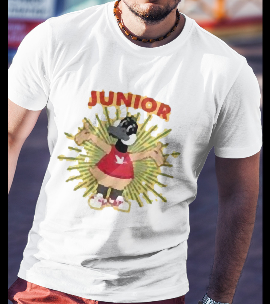 Wawa Junior Mascot Character With Radiant Burst T-Shirt