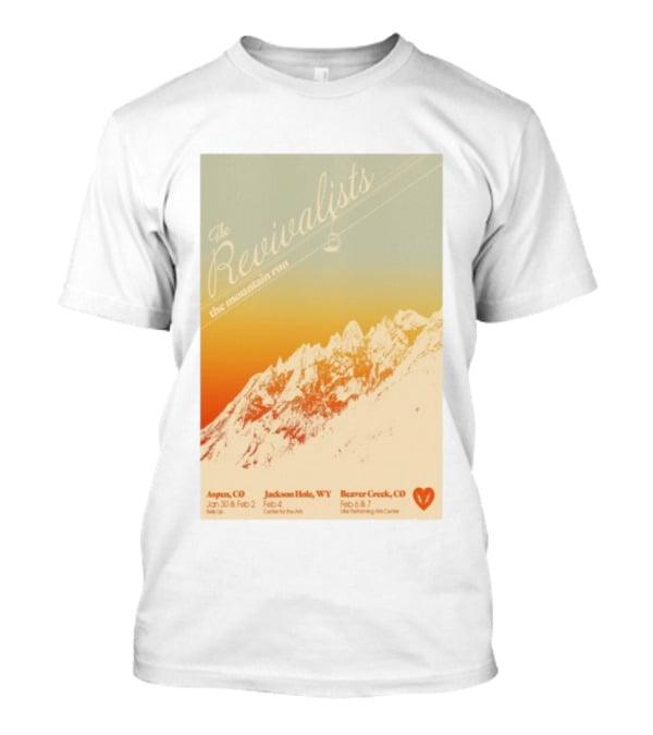The Revivalists The Mountain Run Aspen Jackson Hole Beaver Creek 2026 T-Shirt