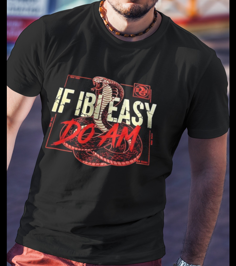 If IbI Easy Do Am Snake Illustration T-Shirt