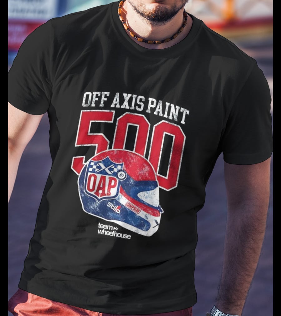 Off Axis Paint 500 OAP Helmet Stilo Simpson Racing T-Shirt