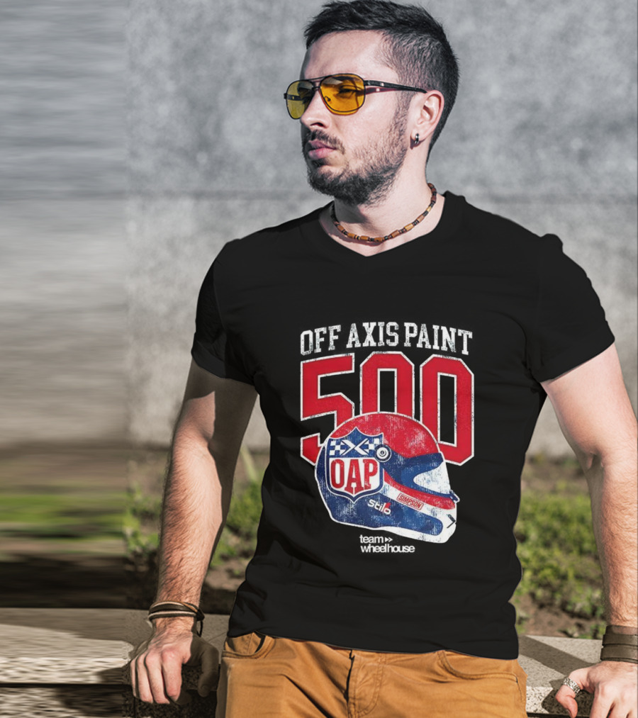 Off Axis Paint 500 OAP Helmet Stilo Simpson Racing T-Shirt