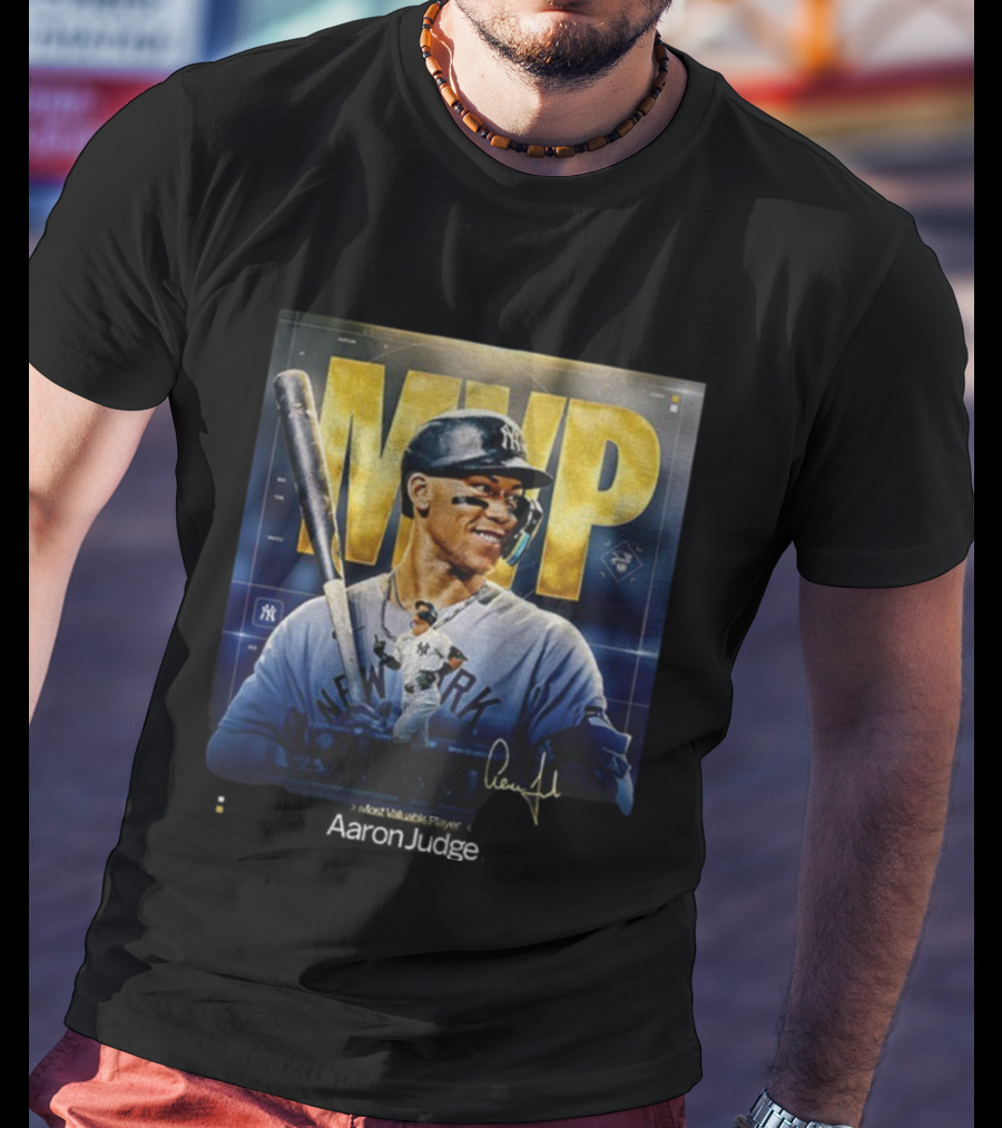 Aaron Judge New York Yankees MVP 2025 Most Valuable Player American League Signature T-Shirt