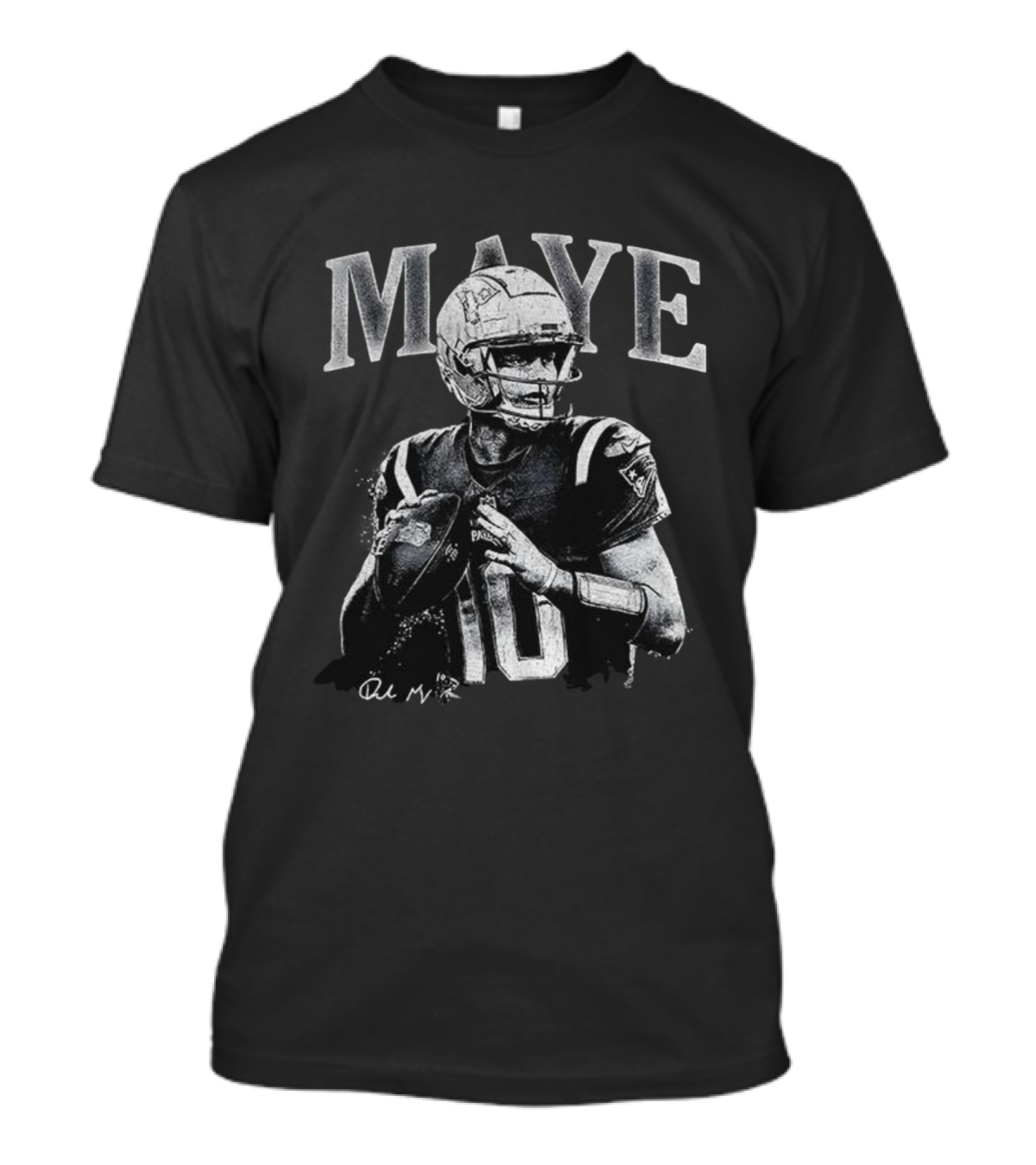 Drake Maye New England Patriots NFL Football Player T-Shirt