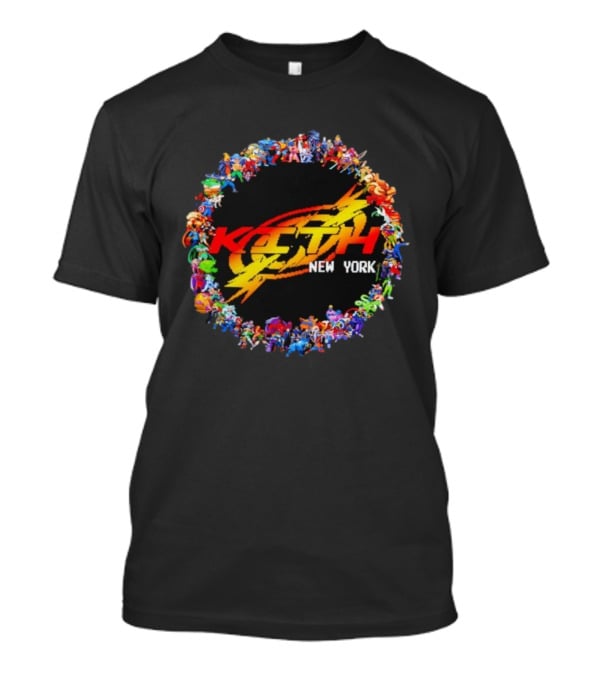 Kith New York Marvel Vs Capcom Vintage Characters Collaboration T-Shirt