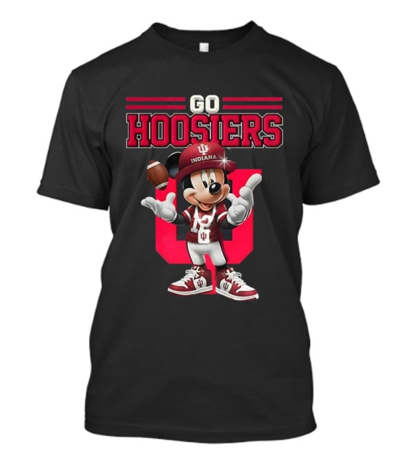 Mickey Mouse Indiana Hoosiers Football Go Hoosiers T-Shirt