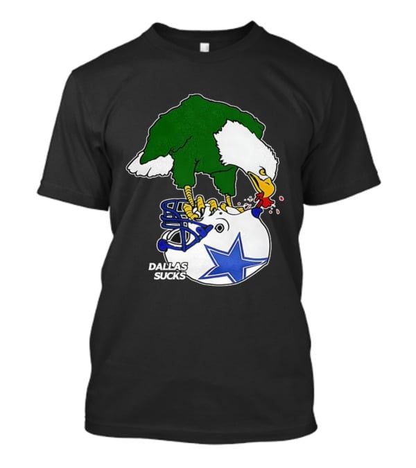 Philadelphia Eagles Pecking Dallas Helmet Dallas Sucks T-Shirt