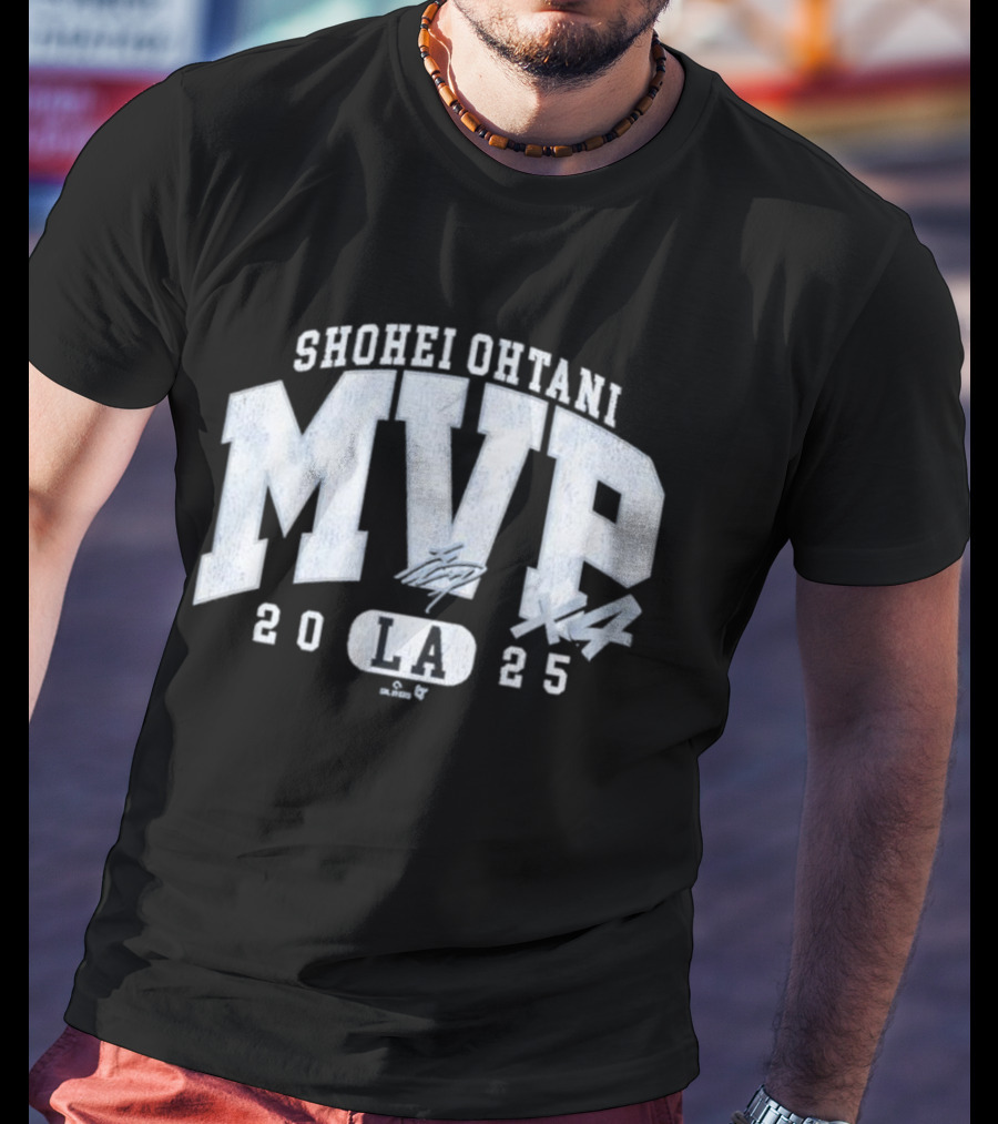 Shohei Ohtani MVP 2025 LA Signature T-Shirt