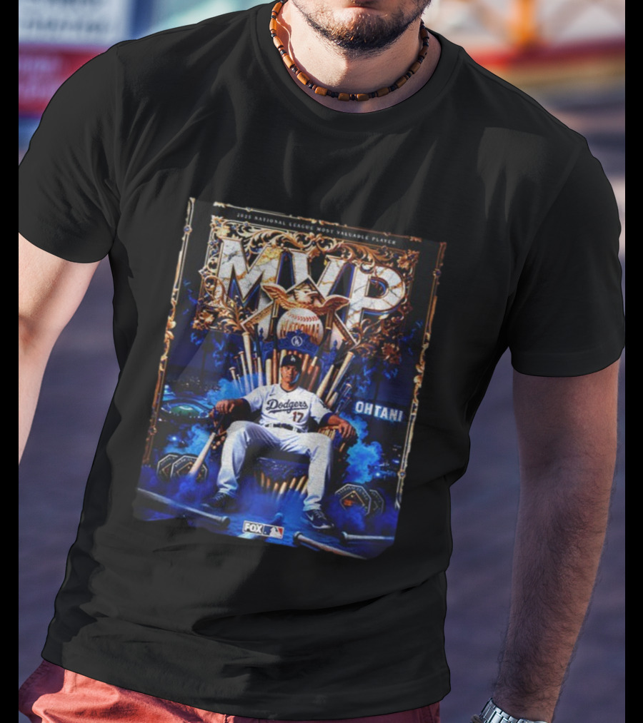 Shohei Ohtani 2025 National League MVP Los Angeles Dodgers FOX MLB Baseball T-Shirt