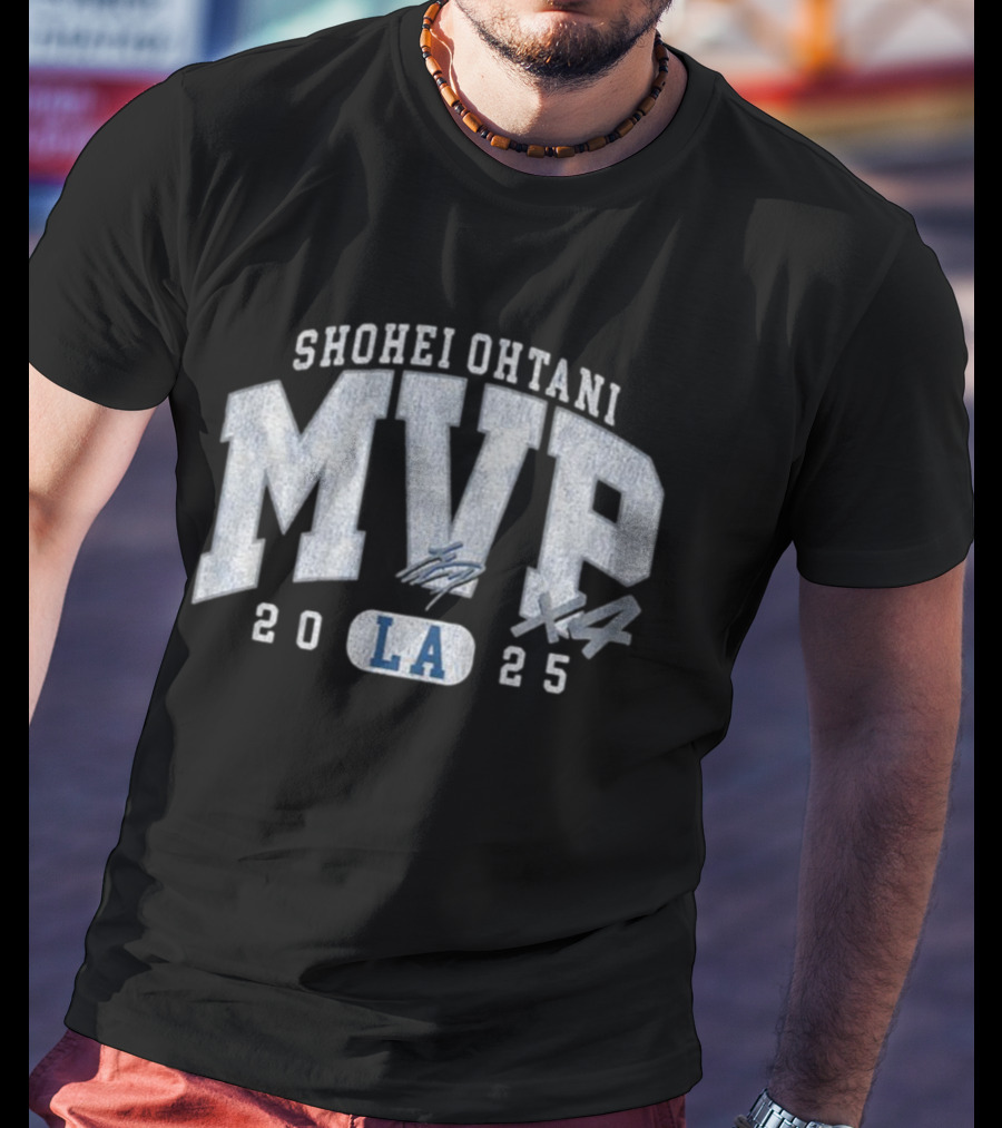 Shohei Ohtani MVP 2025 LA X4 T-Shirt