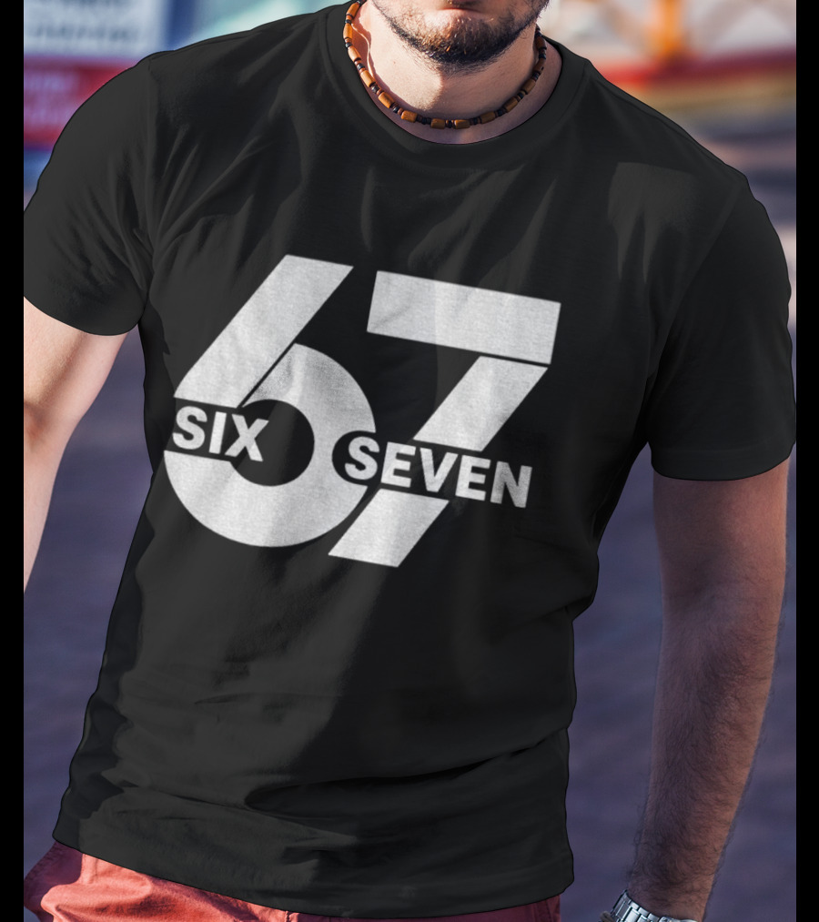 Six Seven 67 Meme Trendy Design T-Shirt